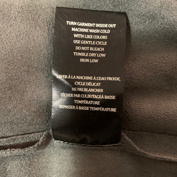 BLANKNYC Faux Suede Moto Drape Jacket - Picture 6 of 6